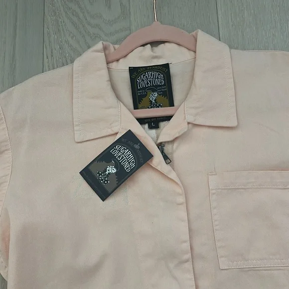 Sugarhigh Lovestoned Stardust Romper Baby Pink - Picture 4 of 6